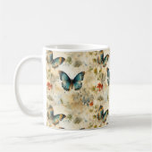 Mug Impression de jardin botanique de papillon sarcell (Gauche)