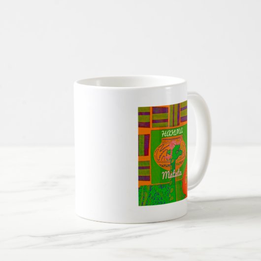 Mug Impression de la Giraffe Hakuna (Devant droit)