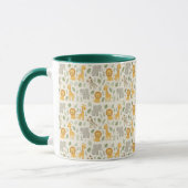 Mug Impression de nurserie d'animaux de safari (Gauche)