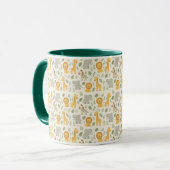 Mug Impression de nurserie d'animaux de safari (Devant gauche)
