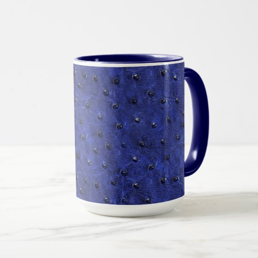 Mug Impression de peau d'autruche (Devant droit)