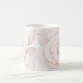Mug Impression de rose blanche illustrée à la main (Centre)