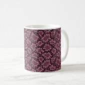 Mug Impression de serpent rose (Devant droit)