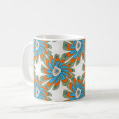 Mug Impression de textile Abstrait de couleur grise (Devant gauche)