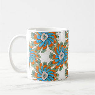 Mug Impression de textile Abstrait de couleur grise