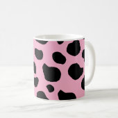 Mug Impression de vache, Motif de vache, Spots de vach (Devant droit)
