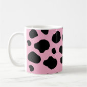 Mug Impression de vache, Motif de vache, Spots de vach (Gauche)