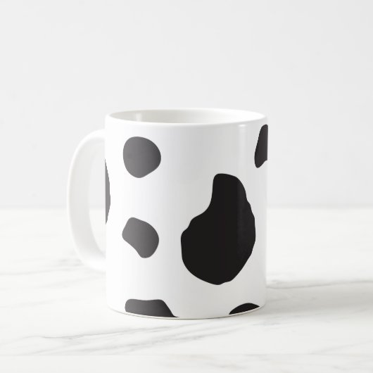 Mug Impression De Vache, Motif De Vache, Spots De Vach (Devant gauche)