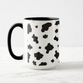 Mug Impression de vache noir et blanc (Gauche)
