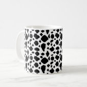 Mug Impression de vache noir et blanc de style ferme  (Devant gauche)