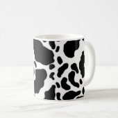 Mug Impression de vache noire et blanche (Devant droit)