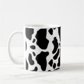 Mug Impression de vache noire et blanche (Gauche)