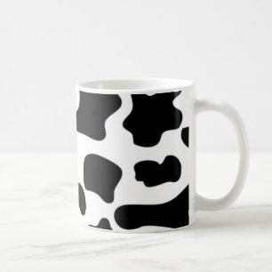 Mug Impression de vache noire et blanche
