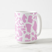 Mug Impression de vache rose (Devant droit)