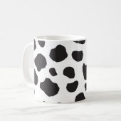 Mug Impression De Vache, Spots De Vache, Noir Et Blanc (Devant gauche)