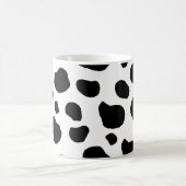 Mug Impression De Vache, Spots De Vache, Noir Et Blanc (Centre)