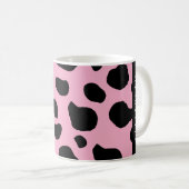 Mug Impression De Vache, Spots De Vache, Vache Rose, V (Devant droit)