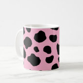 Mug Impression De Vache, Spots De Vache, Vache Rose, V (Devant gauche)