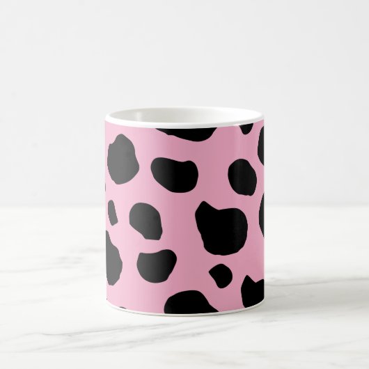 Mug Impression De Vache, Spots De Vache, Vache Rose, V (Centre)