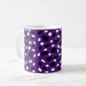 Mug Impression De Vache Sur Purple, (Devant gauche)