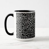Mug Impression d'éléphant noir et blanc (Gauche)