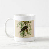 Mug Impression d'oiseau Grackle Violet d'Audubon Botan (Gauche)