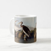 Mug Impression d'oiseau Ibis blanc de John James Audub (Devant gauche)