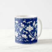 Mug Impression d'ornement floral classique (Devant droit)