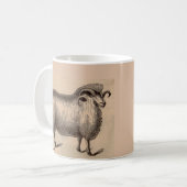 Mug Impression du 19e siècle Bélier Dorset (Devant gauche)