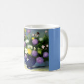 Mug Impression du vase de fleurs de couleur douce (Devant droit)