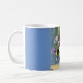 Mug Impression du vase de fleurs de couleur douce (Gauche)