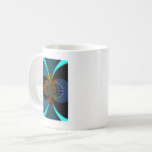 Mug Impression d'une éclatement de couleur Abstraite (Devant gauche)