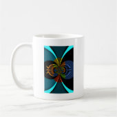 Mug Impression d'une éclatement de couleur Abstraite (Gauche)