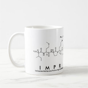 Mug Impression d'une masse de mots peptidique