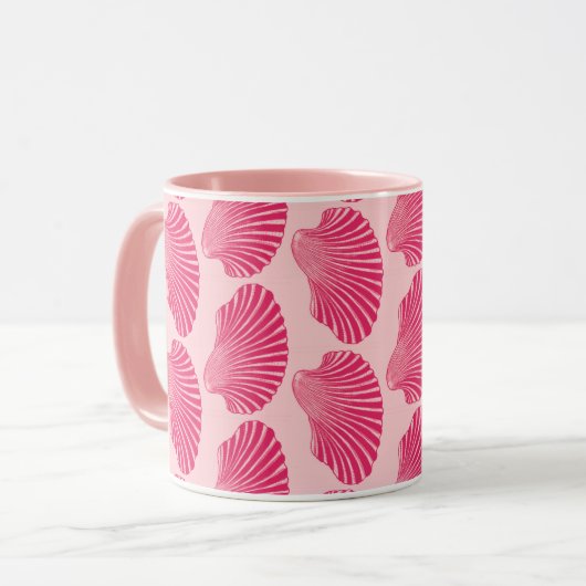 Mug Impression en bloc de coquille de saint Jacques, F (Devant gauche)