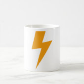 Mug Impression Énergie Jaune Foudre (Centre)