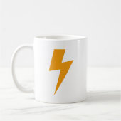 Mug Impression Énergie Jaune Foudre (Gauche)