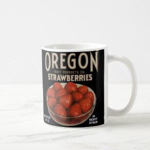 Mug Impression étiquette des fraises de l'Oregon dans