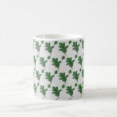 Mug Impression feuille rétro (Centre)