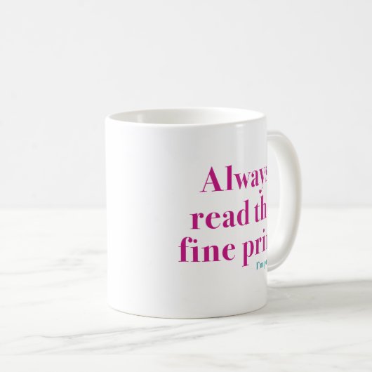 Mug Impression fine (Devant droit)