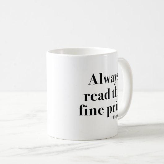 Mug Impression fine (Devant droit)