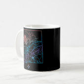 Mug Impression florale de l'État du Nouveau-Mexique (Devant gauche)