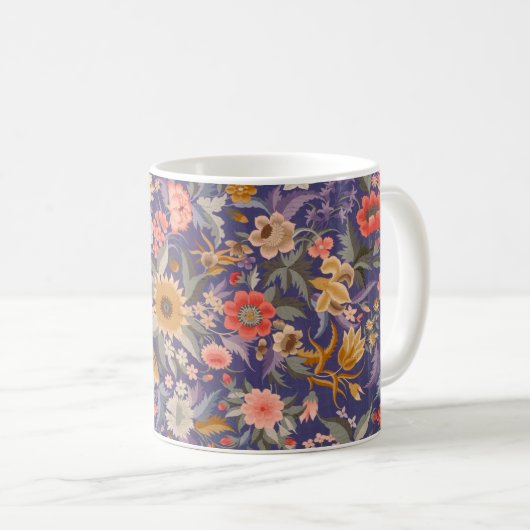 Mug Impression florale décorative (Devant droit)