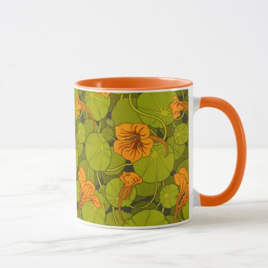 Mug Impression florale du Nasturtium victorien 1896 (Droite)