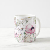 Mug Impression florale illustrée à la main (Devant droit)