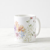 Mug Impression florale illustrée à la main (Devant droit)