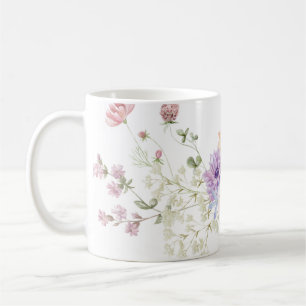 Mug Impression florale illustrée à la main