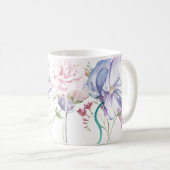 Mug Impression florale illustrée à la main (Devant droit)