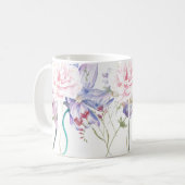 Mug Impression florale illustrée à la main (Devant gauche)