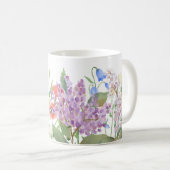 Mug Impression florale peinte à la main (Devant droit)